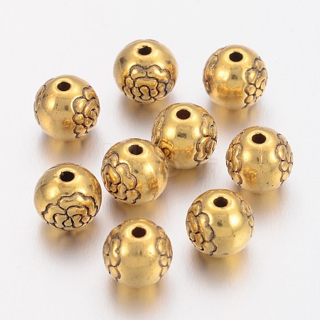 Metal Alloy Beads LS-PALLOY-ZN-28402-AG-FF-1