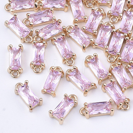 Transparent Glass Charms GLAA-T007-13G-1