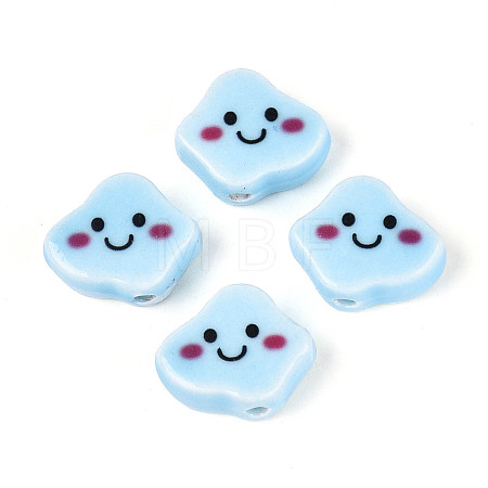 Handmade Porcelain Ceramic Beads PORC-T134-20C-1
