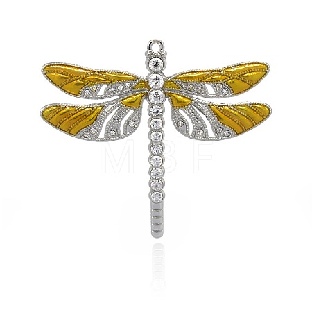 Alloy Enamel Dragonfly Big Pendants LS-ENAM-L034-08P-1