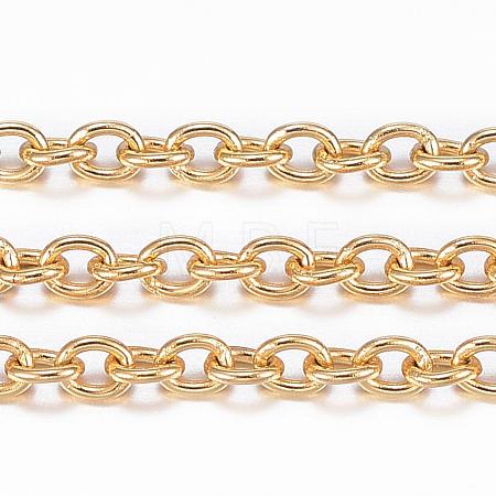 Ion Plating(IP) 304 Stainless Steel Cable Chains CHS-H009-27G-1