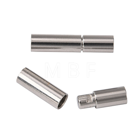 Tarnish Resistant 304 Stainless Steel Bayonet Clasps STAS-P226-01E-1