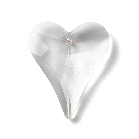 Transparent Glass Big Pendants GLAA-F118-05-1