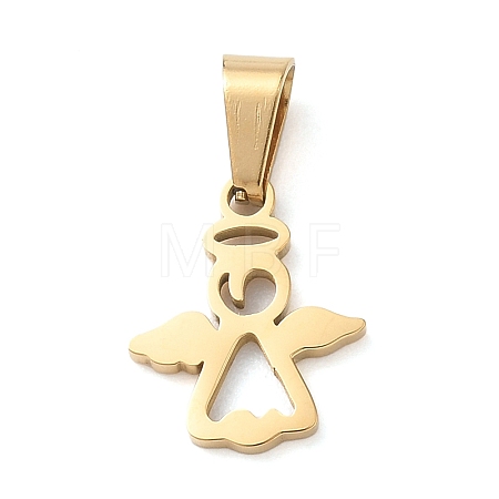 304 Stainless Steel Pendants STAS-B141-05G-1