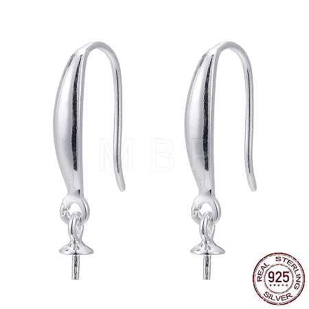 925 Sterling Silver Earring Hooks X-STER-E062-02S-1