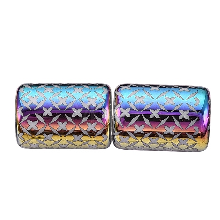 Electroplate Glass Beads EGLA-N026-02A-I03-1