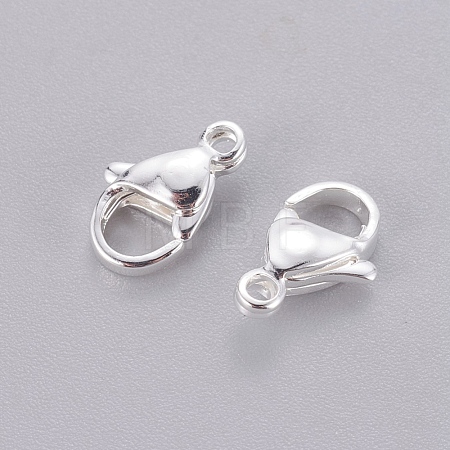 304 Stainless Steel Lobster Claw Clasps STAS-E464-21C-S-1