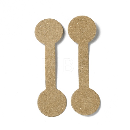 Folding Blank Kraft Paper Jewelry Price Tags CDIS-C006-02B-1