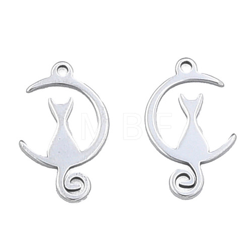 Non-Tarnish 201 Stainless Steel Pendants STAS-N098-081P-1