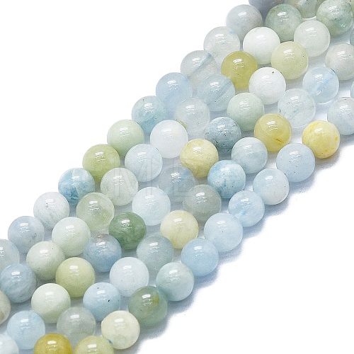 Natural Aquamarine Beads Strands G-K245-A15-02-1