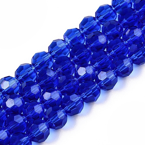 Transparent Glass Beads EGLA-A035-T10mm-D21-1