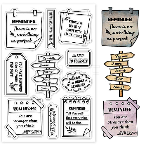 Custom PVC Plastic Clear Stamps DIY-WH0448-0692-1