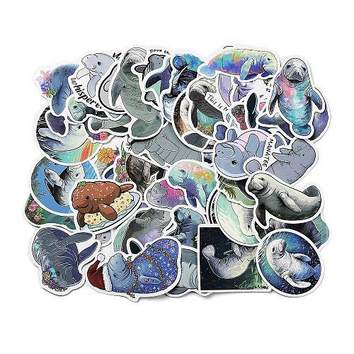 50Pcs Paper Stickers DIY-M055-02-1