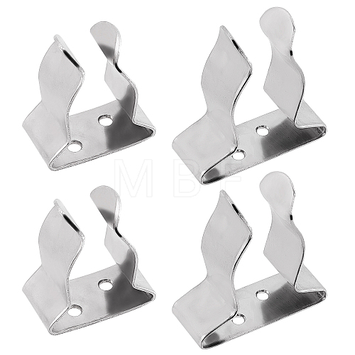 4Pcs 2 Style 304 Stainless Steel Boat Hook Spring Clamp STAS-FH0001-56-1