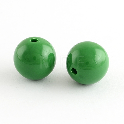Chunky Bubblegum Round Acrylic Beads SACR-S044-8mm-21-1