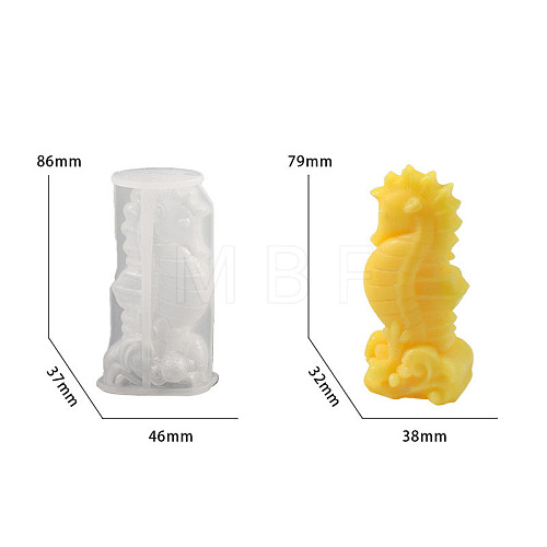 Marine Organism DIY Candle Silicone Molds PW-WG9B4CA-03-1