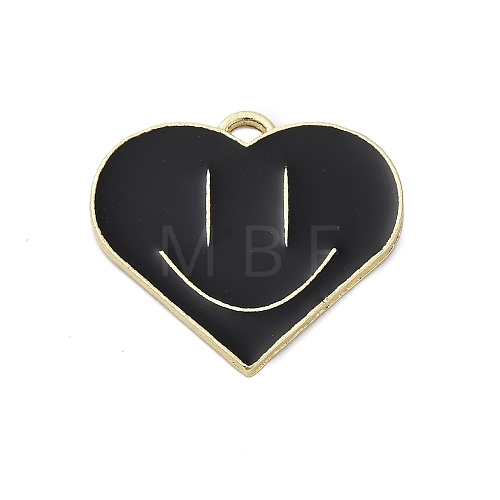 Alloy Enamel Pendants ENAM-F152-06G-06-1