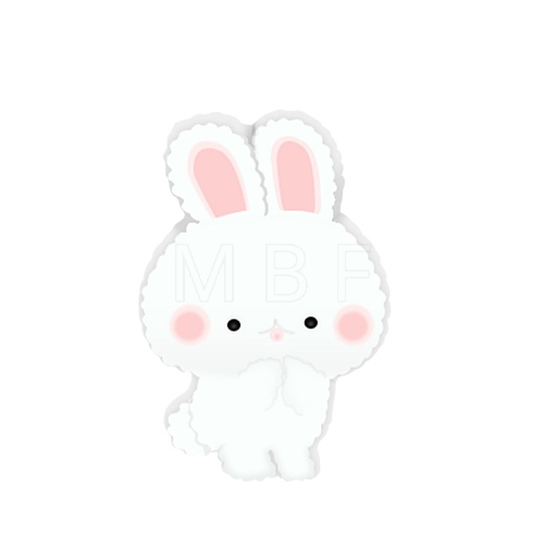 Rabbit Silicone Beads PW-WGC6D22-01-1