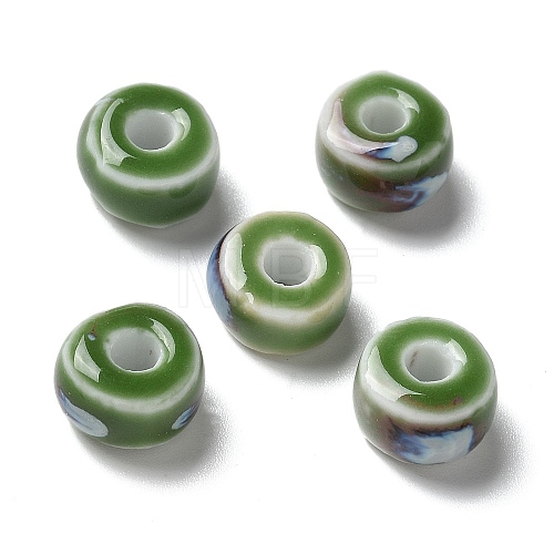 Handmade Porcelain Beads PORC-L080-C13-1