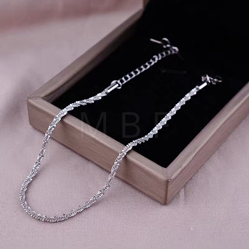 Titanium Steel Alloy Charm Anklets WG33B59-11-1