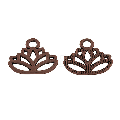 Tibetan Style Alloy Charms X-TIBEP-36884-R-NR-1