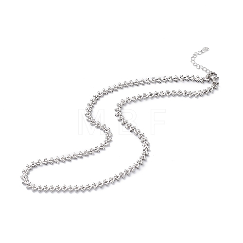 304 Stainless Steel Cobs Chain Necklace for Men Women STAS-B039-11P-1
