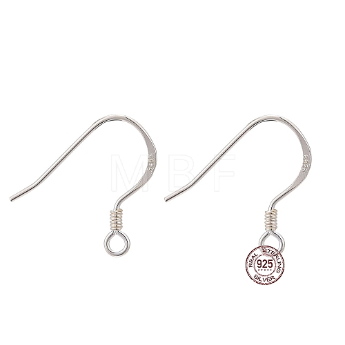 925 Sterling Silver Earring Hooks STER-K167-049D-S-1