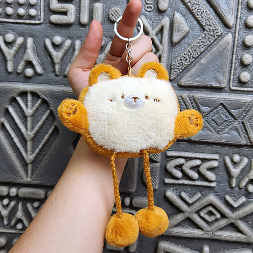 Furry Keychain for Women PW-WG6A26E-03-1