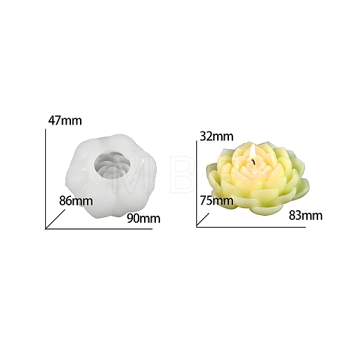 Food Grade Fleshiness DIY Candle Silicone Molds PW-WG72718-05-1