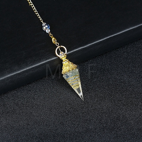 Resin Cone Dowsing Pendulums PW-WGC05D6-03-1