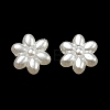 ABS Imitation Pearl Beads X-OACR-K001-12-3