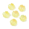 UV Plating Opaque Acrylic Bead Cap OACR-K001-41B-1