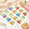 50Pcs 5 Colors Transparent Acrylic Pendants PALLOY-SZ00070-4