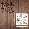 Plastic Reusable Drawing Painting Stencils Templates DIY-WH0172-187-2