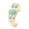 Resin Oval Beaded Open Cuff Bangle LS-BJEW-F452-01B-4