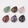Natural & Synthetic Mixed Stone Big Pendants G-G956-A-FF-1