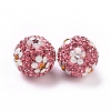 Polymer Clay Rhinestone Beads LS-RB-L029-03K-3