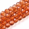 Baking Paint Transparent Glass Beads X1-DGLA-A035-T6mm-A04-1