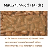 DIY Wood Wax Seal Stamp AJEW-WH0131-234-3