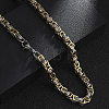Byzantine Chain Necklace NJEW-C034-40GP-2