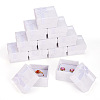 Square Paper Jewelry Gift Boxes with Bowknot CON-TAC0010-80E-1