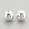 925 Sterling Silver Beads STER-S002-15-4mm-1