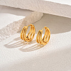 Classic Fashionable Brass Hoop Earrings for Women PJ2124-4-1
