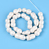 Natural Baroque Keshi Pearl Beads Strands PEAR-S020-O03-3
