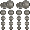 40Pcs 3-Hole Brass Buttons BUTT-CY0001-18B-1