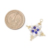 7Pcs Glass Seed Beaded Star Pendants PALLOY-MZ01165-3