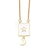 Brass Enamel Pendant Necklaces PW-WG56942-01-1