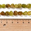 Natural Yellow Green Opal Beads Strands G-P497-01E-34A-5