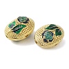 Rack Plating Brass Enamel Beads KK-P276-26C-03G-2