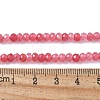 Dyed Natural Malaysia Jade Rondelle Beads Strands G-E316-2x4mm-62-2